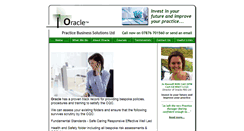 Desktop Screenshot of oracle-pbs.co.uk