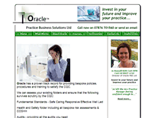 Tablet Screenshot of oracle-pbs.co.uk
